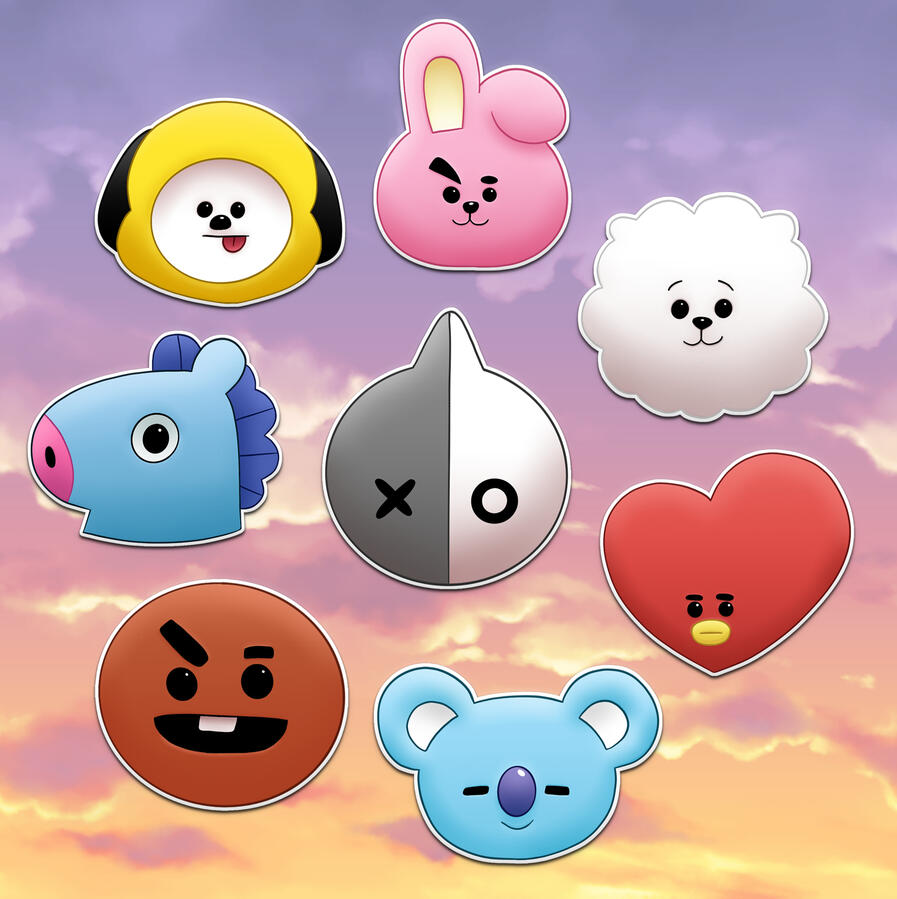 BT21 stickers