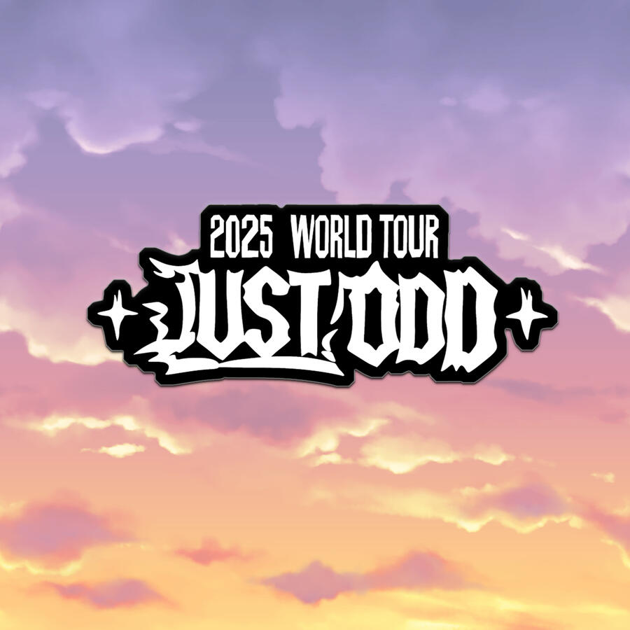 JustB Just Odd World Tour 2025 Sticker JustB Just Odd World Tour 2025 Sticker