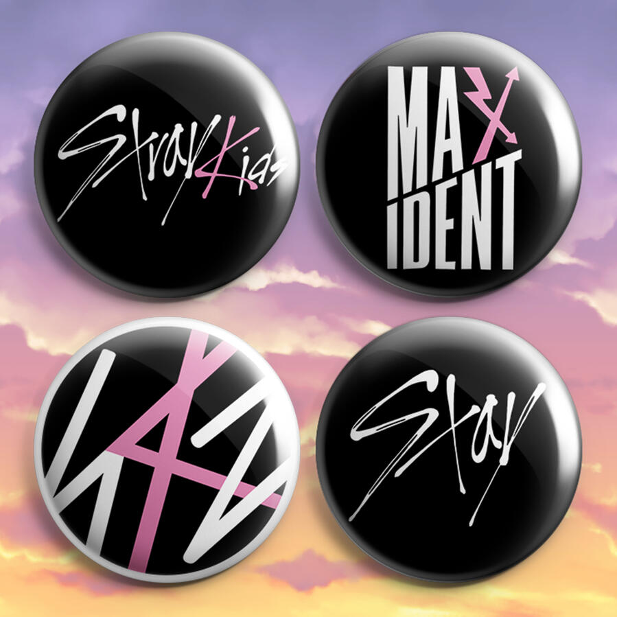 stray kids maxident pins