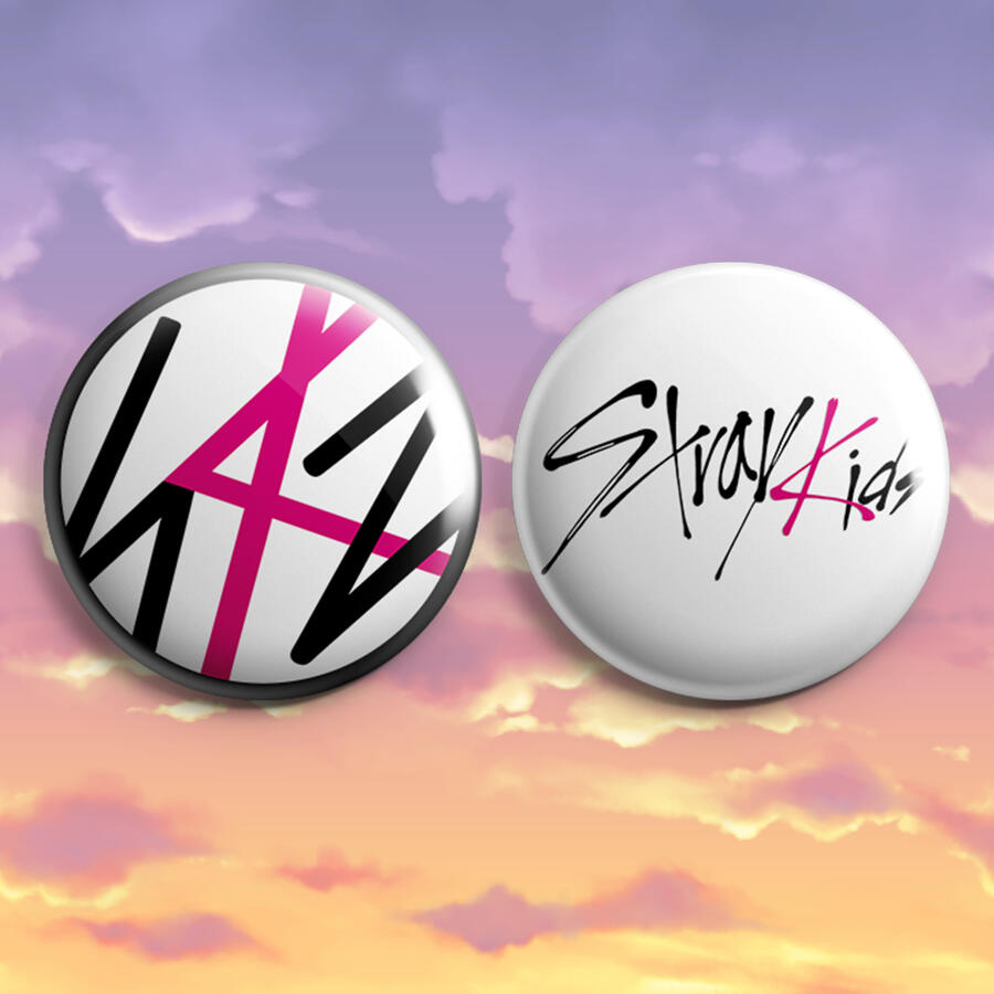 stray kids pink pins
