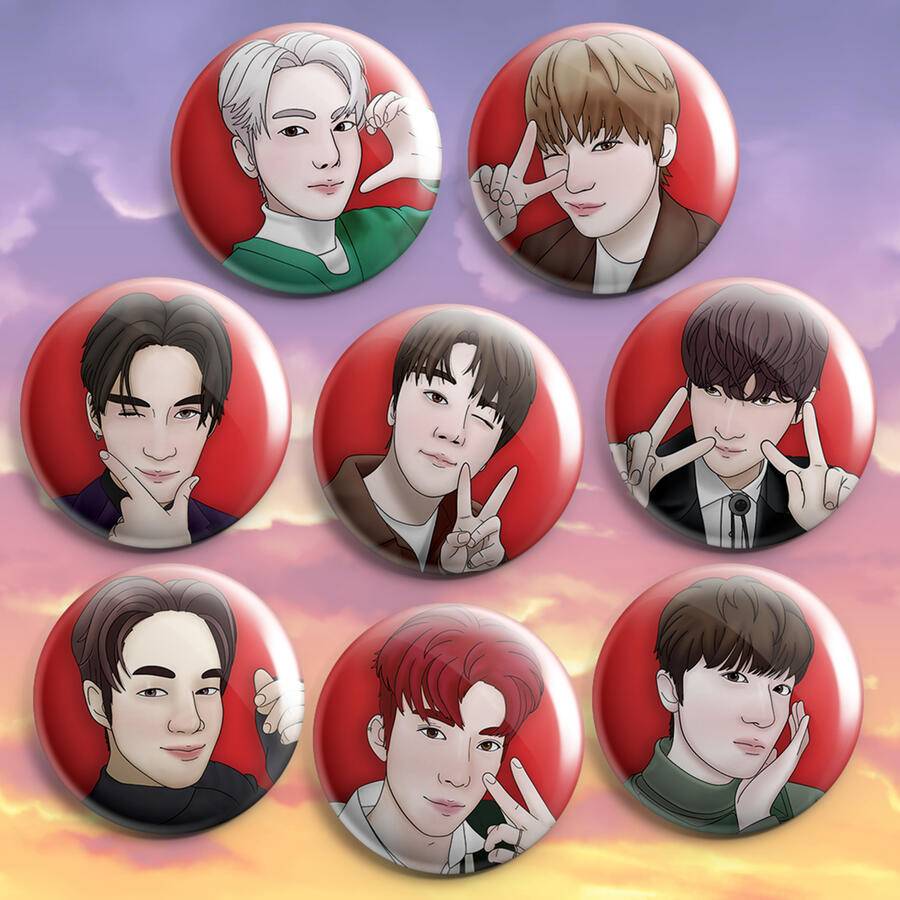 SF9 Member Pins SF9 Member Pins