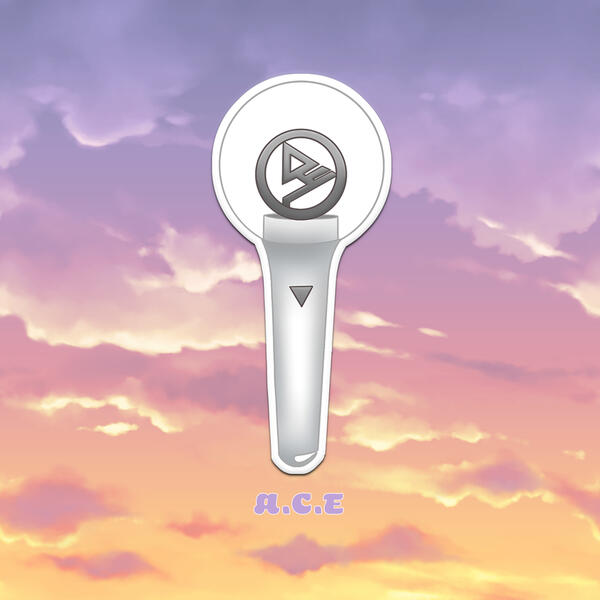 A.C.E Lightstick Vinyl Sticker