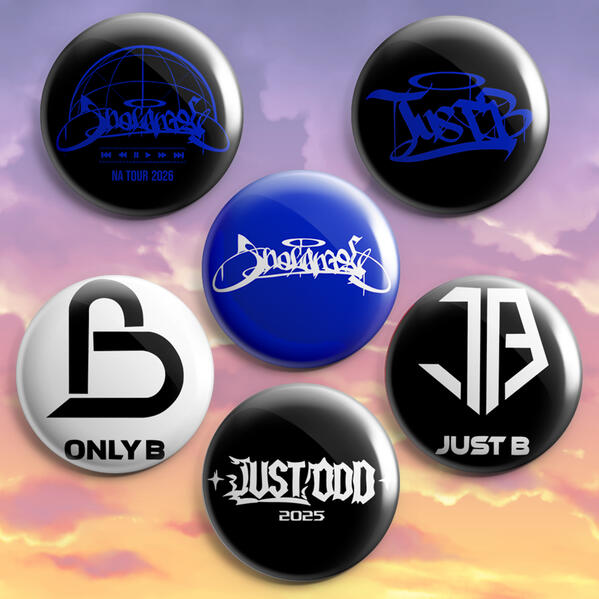 JustB Pinback Buttons