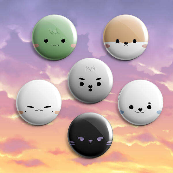 Monmungchi Pinback Buttons