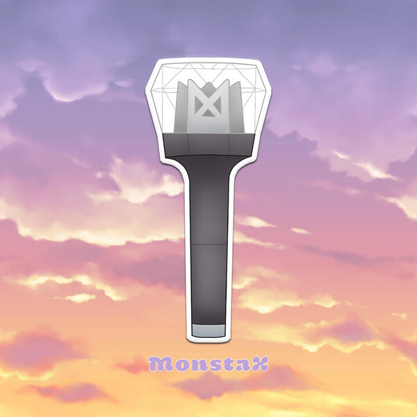 Monsta X Lightstick Vinyl Sticker