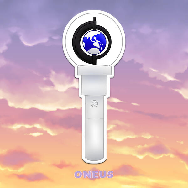 Oneus Lightstick Sticker Oneus Lightstick Vinyl Stickers