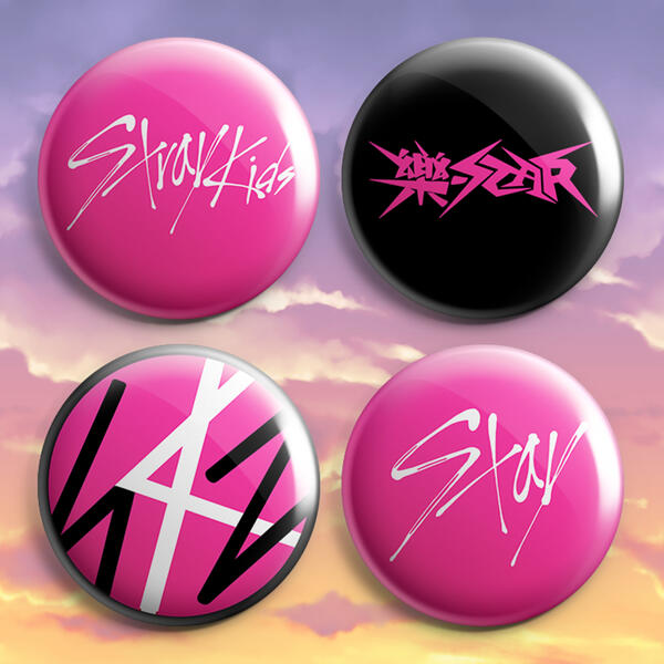 Stray Kids Rockstar Pinback Buttons