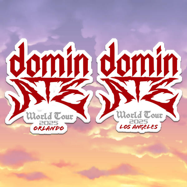 Dominate Tour Vinyl Stickers