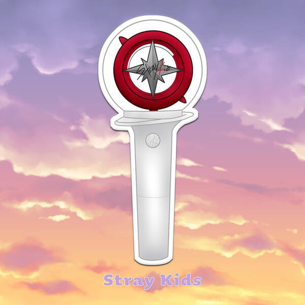 Stray Kids Lightstick Vinyl Sticker