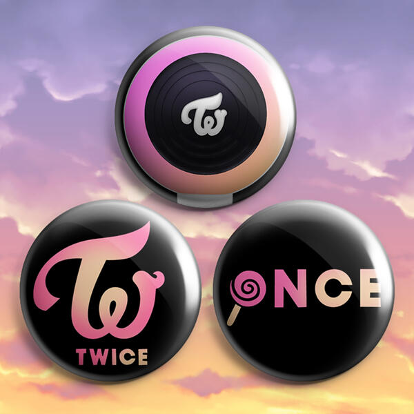 Twice Pinback Buttons