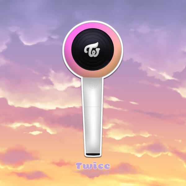 Twice Lightstick Vinyl Sticker