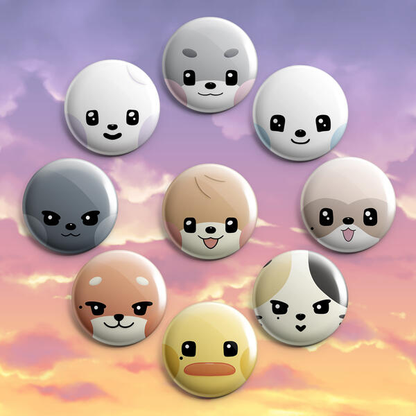 ZB1 Zeroni Pinback Button